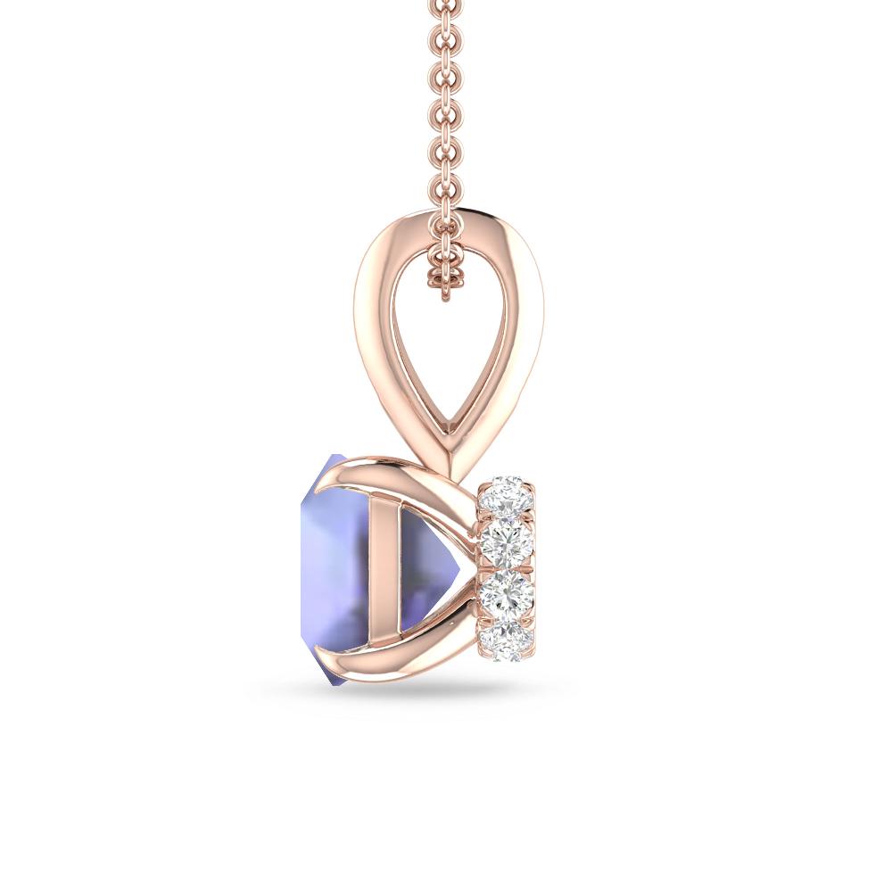 Rose Gold - Tanzanite