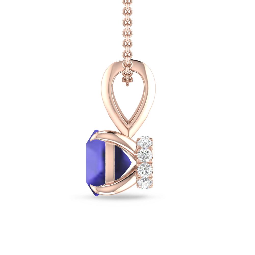 Rose Gold - Tanzanite