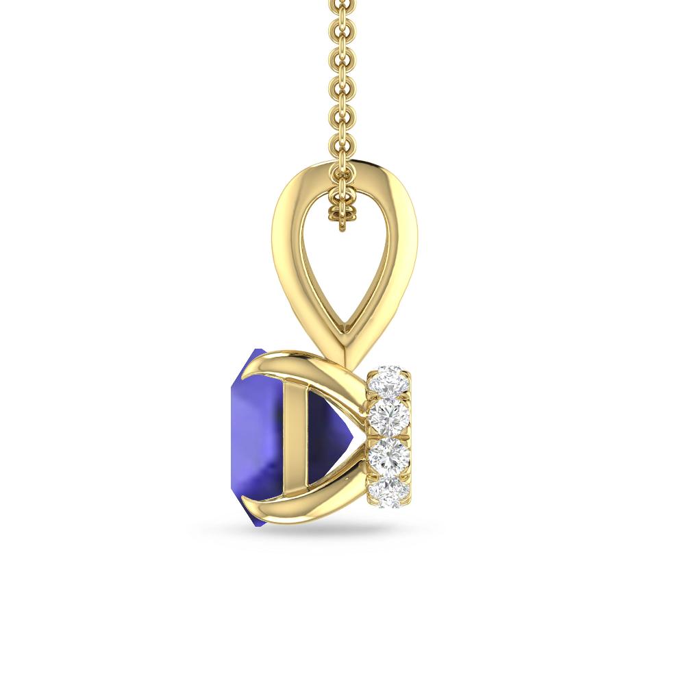 Yellow Gold - Tanzanite