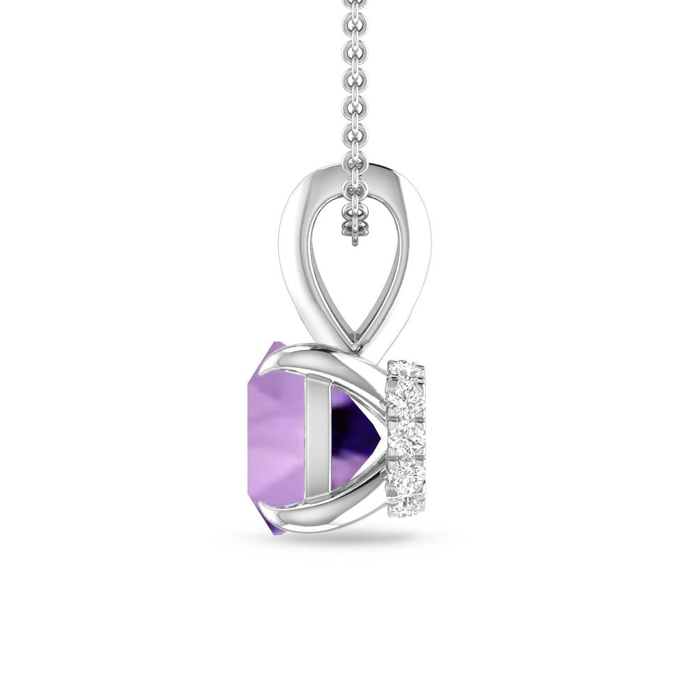 White Gold - Amethyst