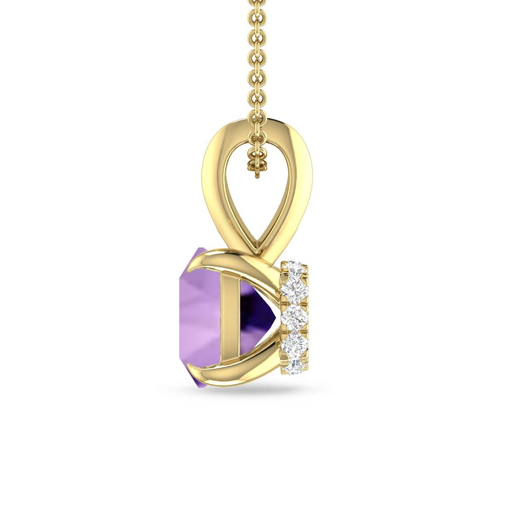 Yellow Gold - Amethyst