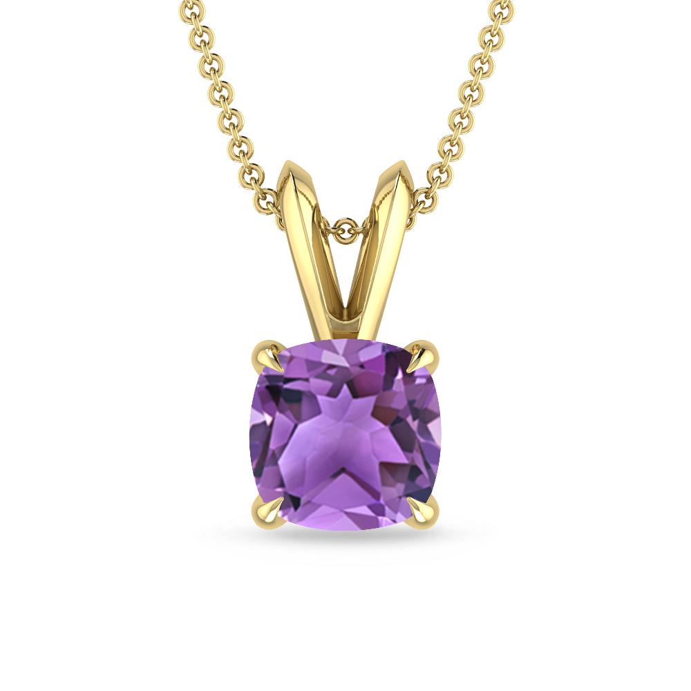 Yellow Gold - Amethyst