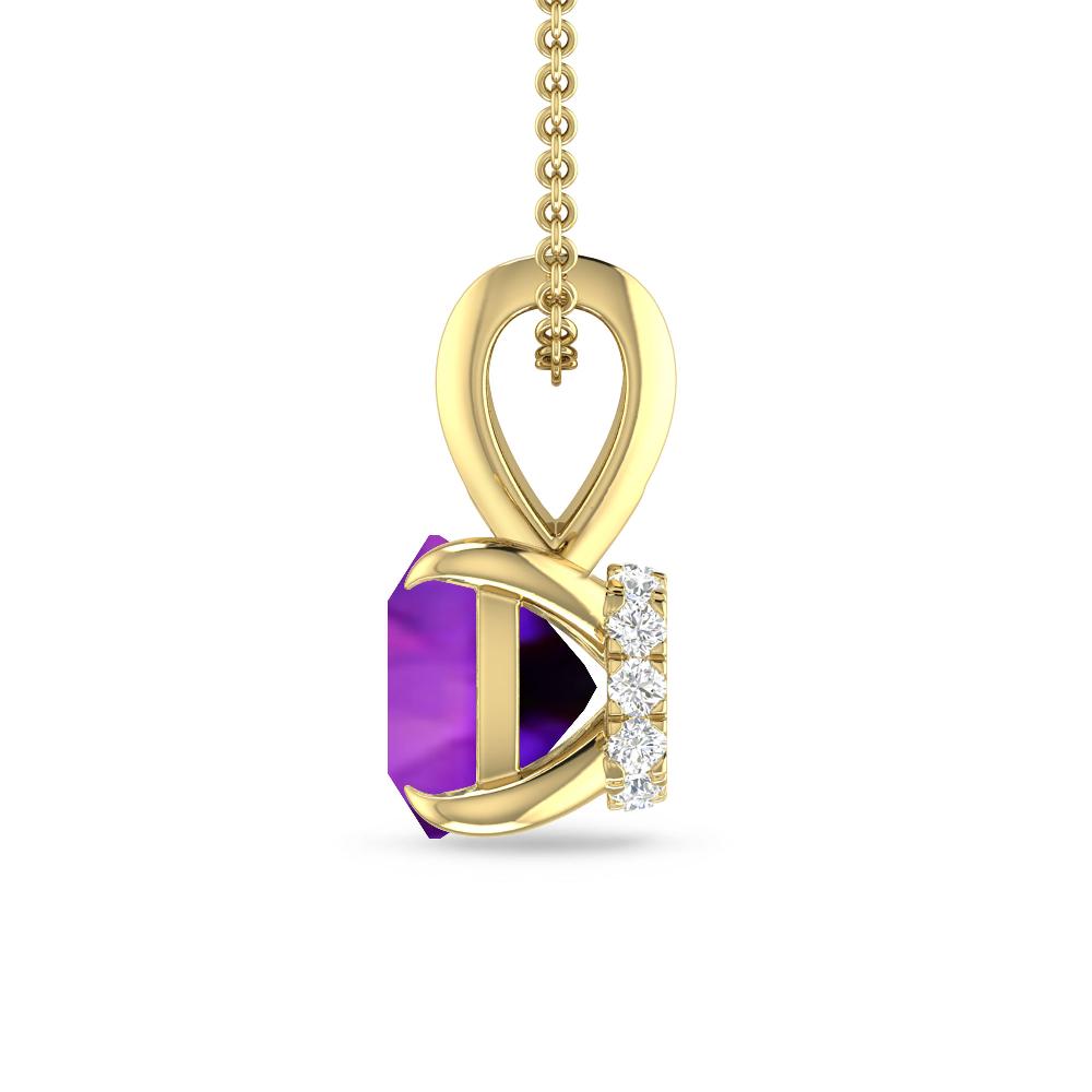 Yellow Gold - Amethyst