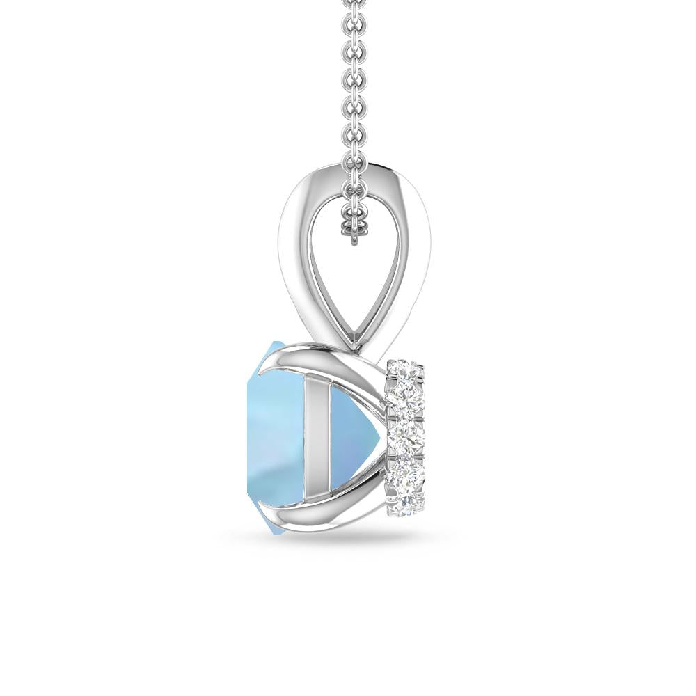 White Gold - Aquamarine