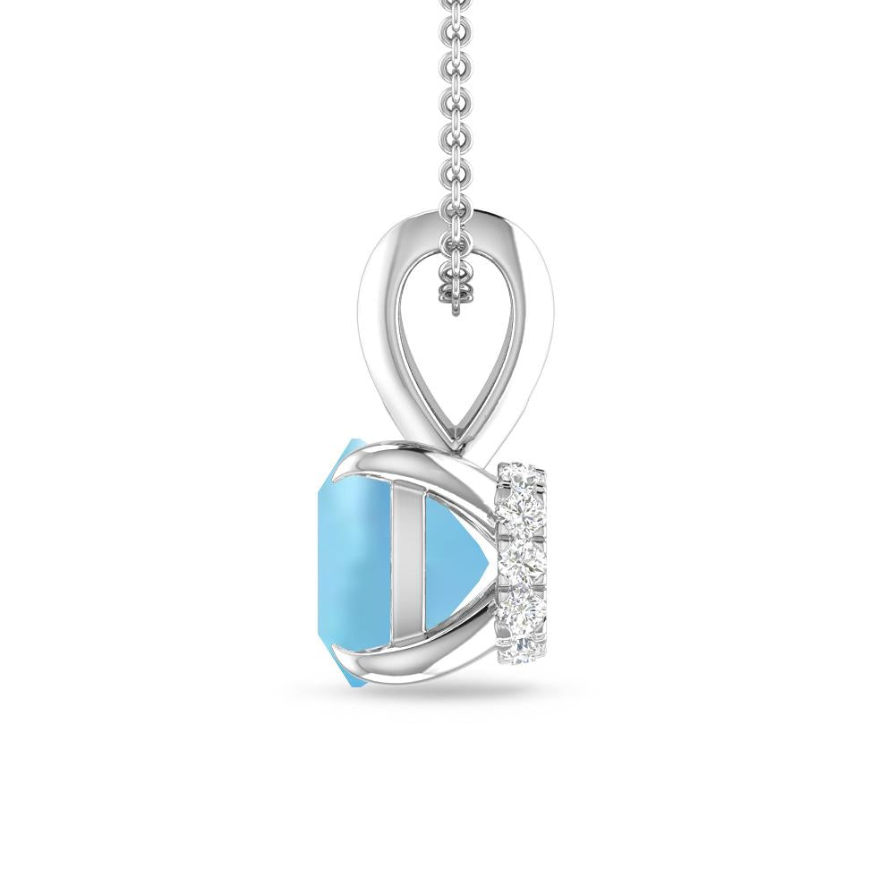 White Gold - Aquamarine