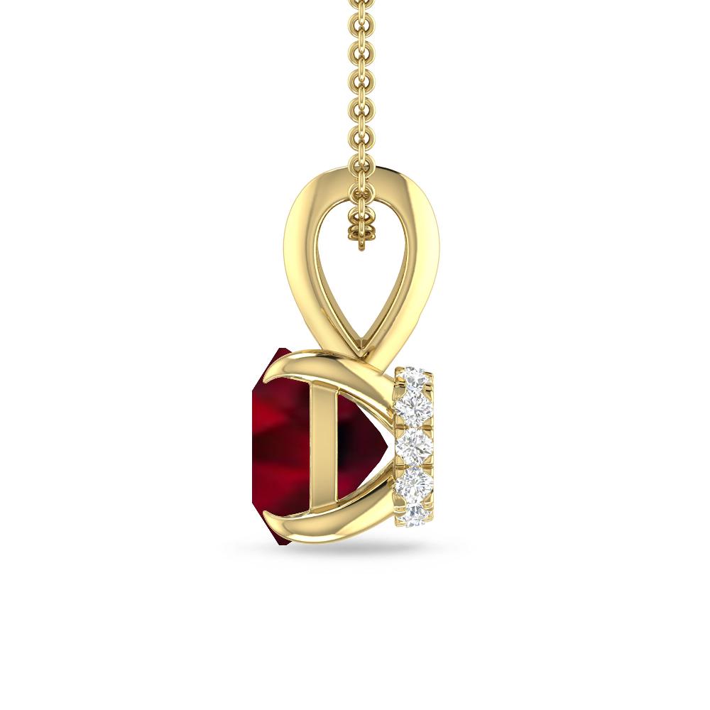 Yellow Gold - Garnet