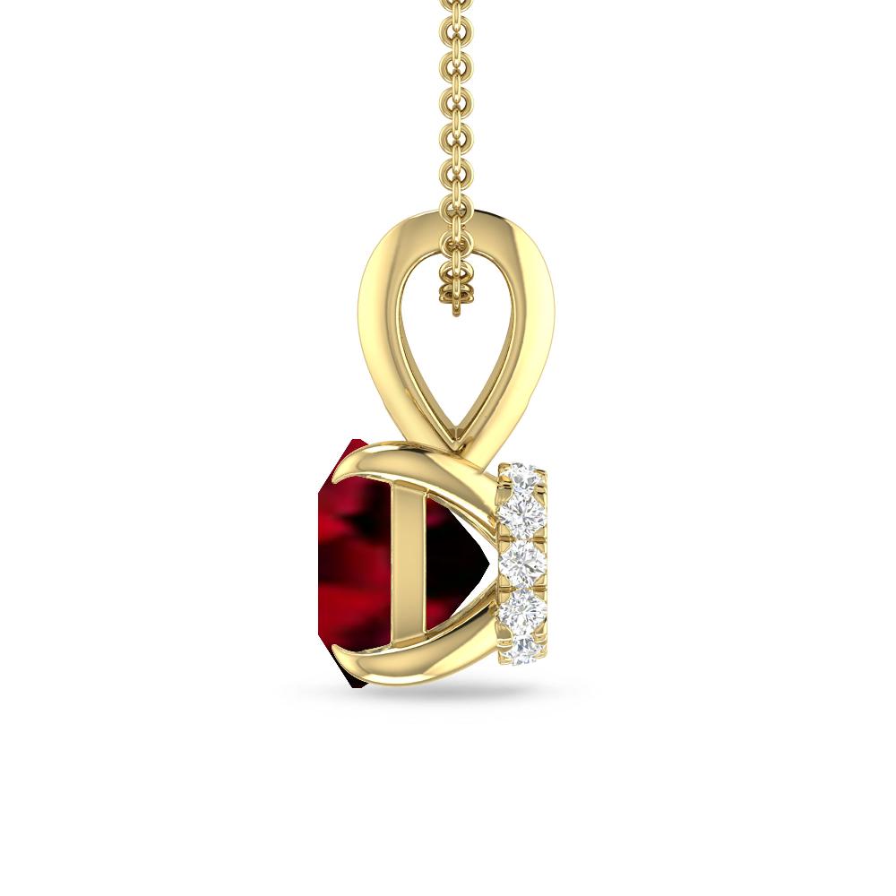 Yellow Gold - Garnet