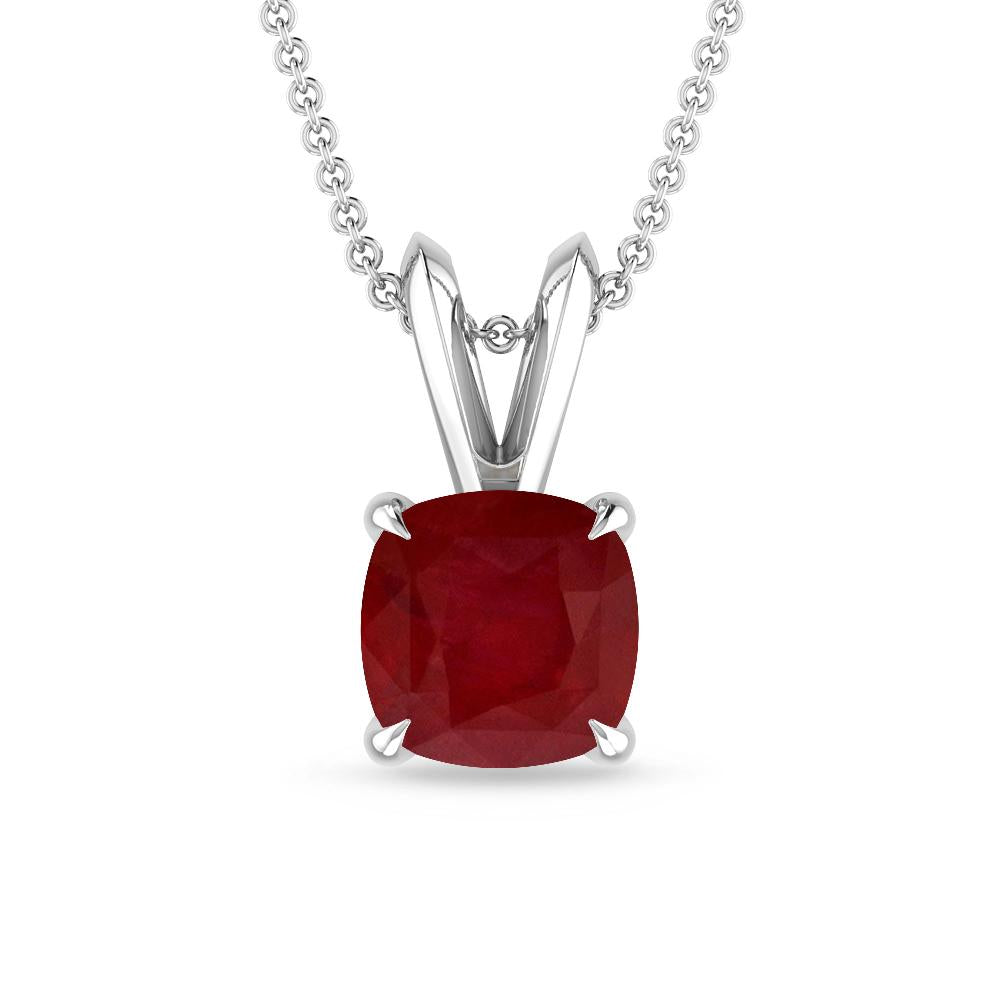 White Gold - Ruby