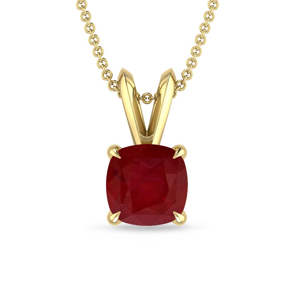 Yellow Gold - Ruby