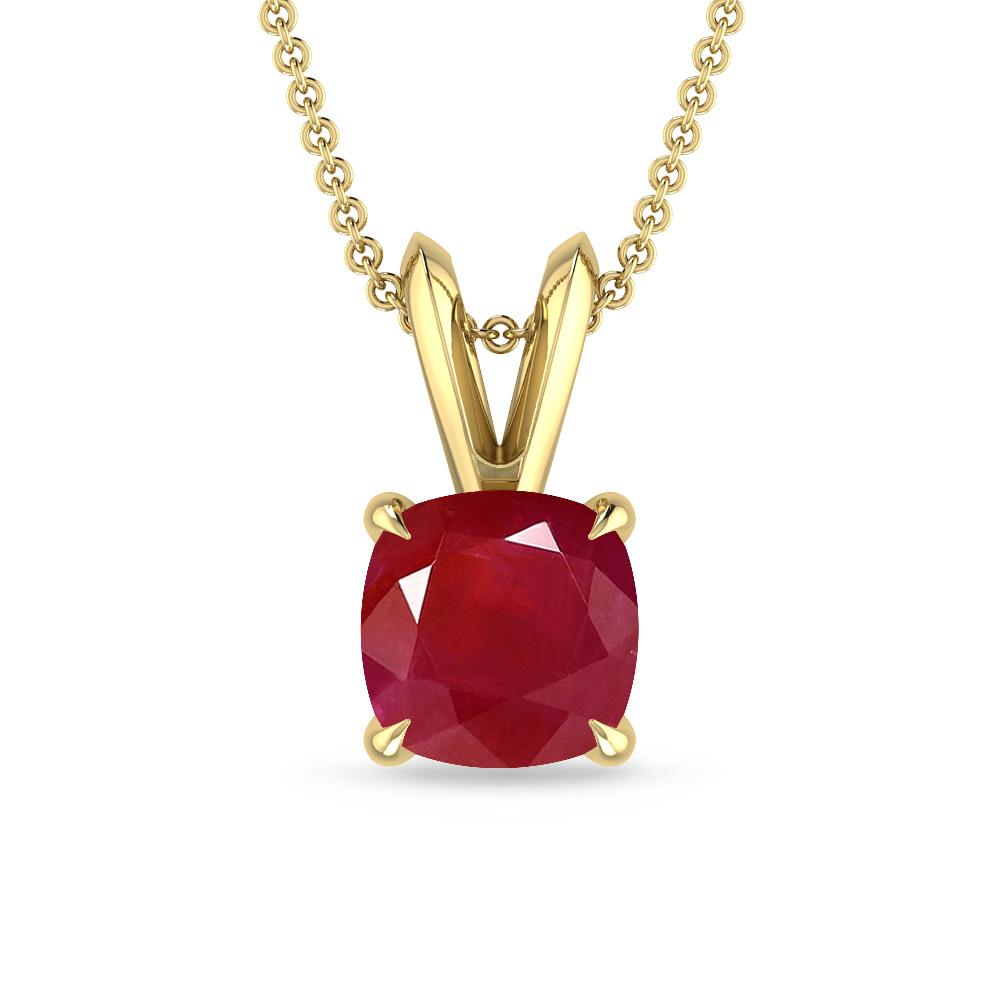 Yellow Gold - Ruby