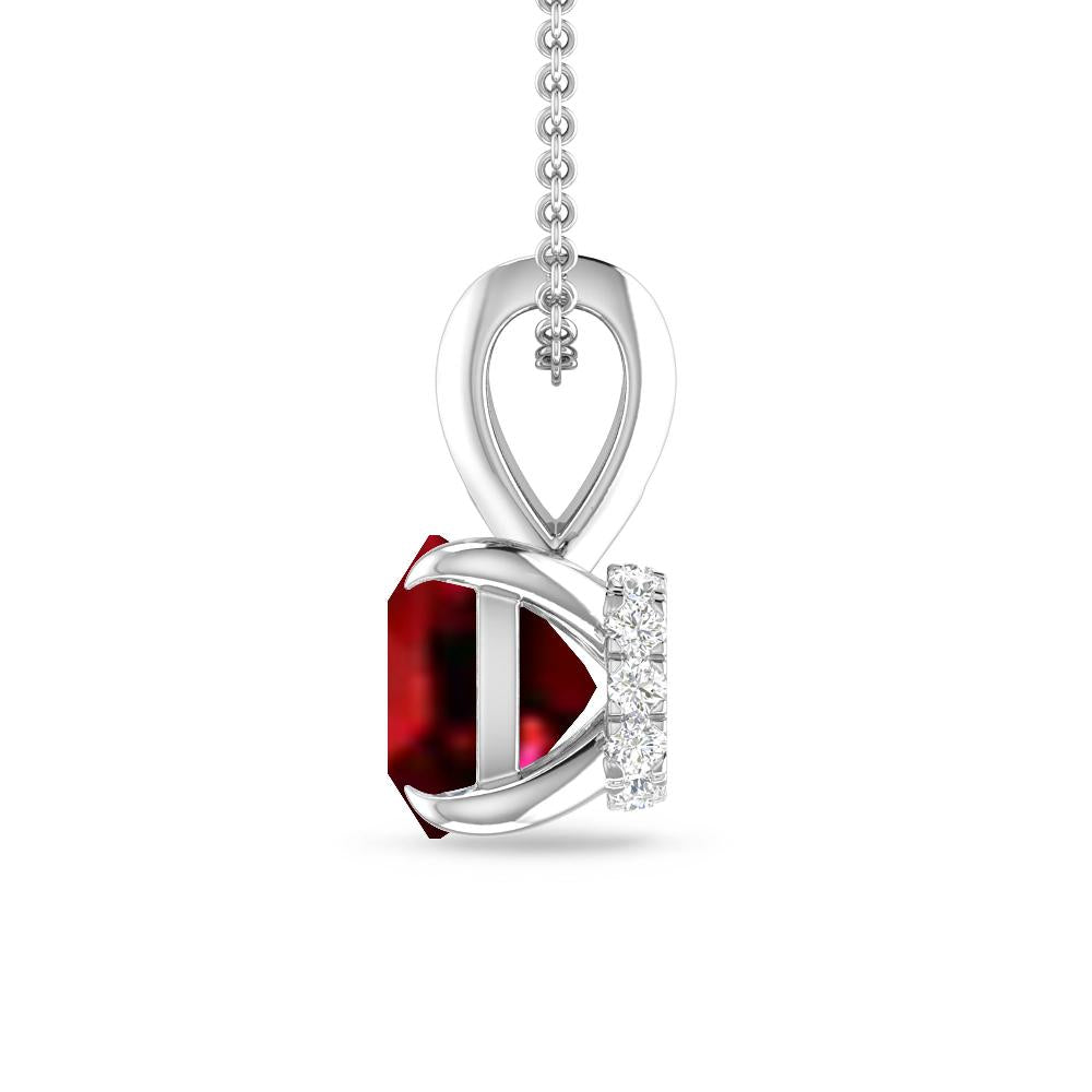 White Gold - Ruby