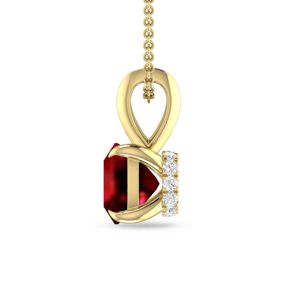 Yellow Gold - Ruby