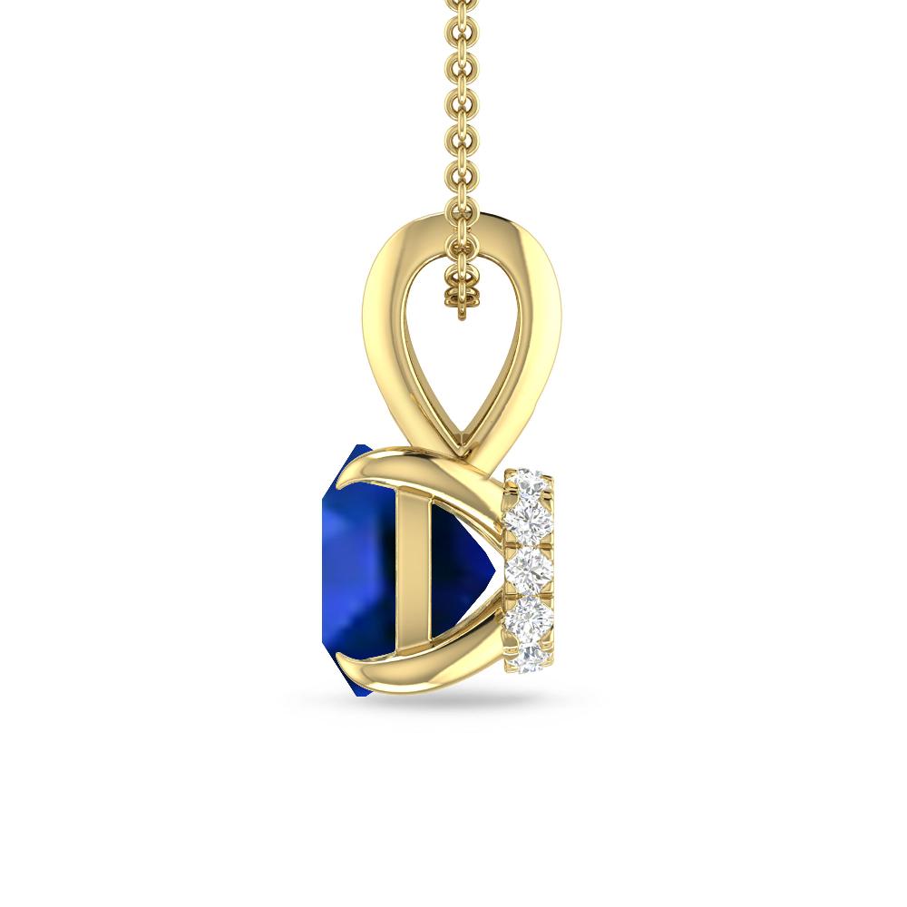 Yellow Gold - Sapphire