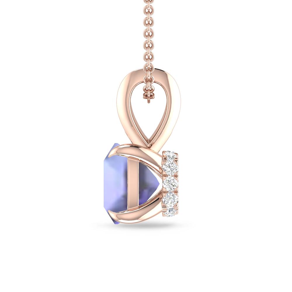 Rose Gold - Tanzanite