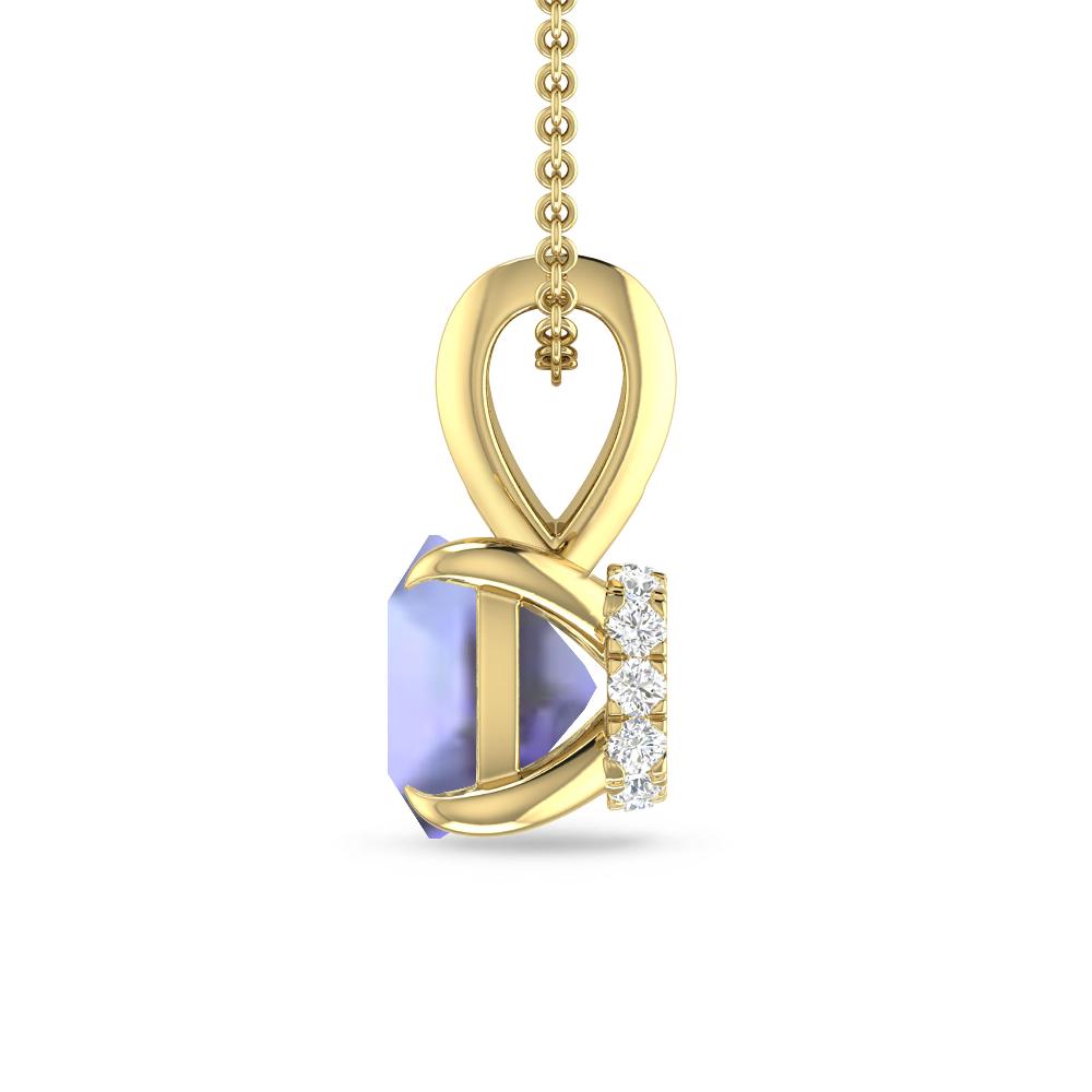 Yellow Gold - Tanzanite