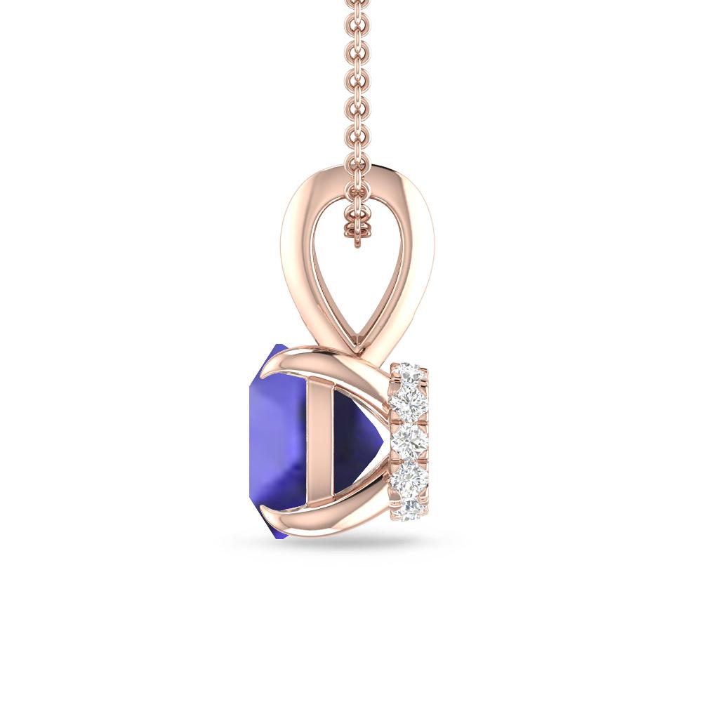 Rose Gold - Tanzanite