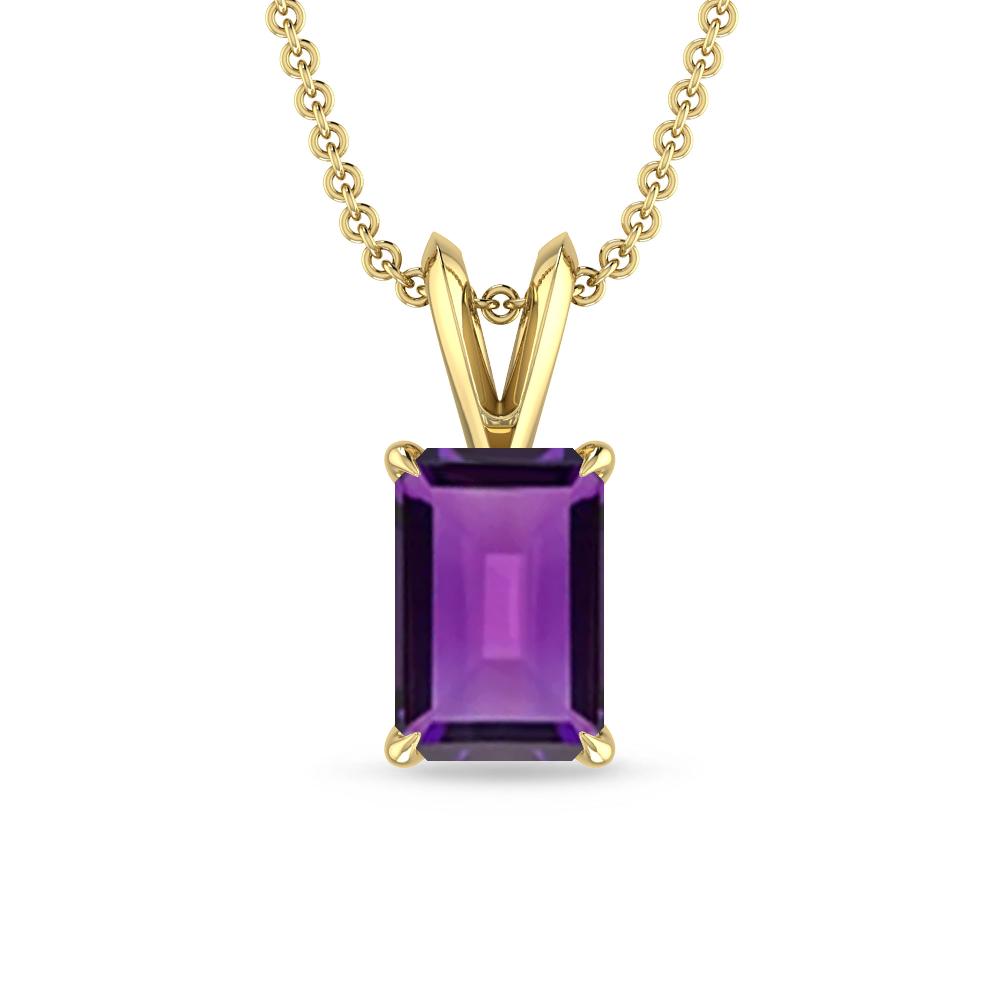 Yellow Gold - Amethyst