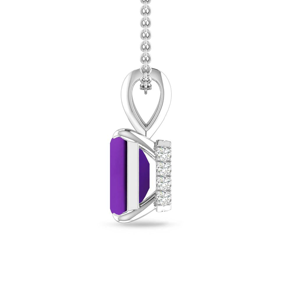 White Gold - Amethyst