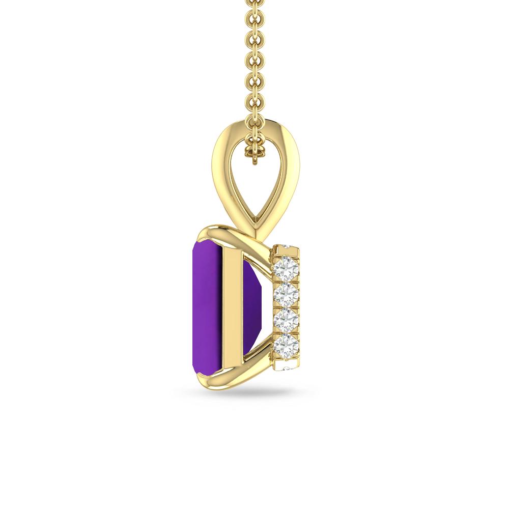 Yellow Gold - Amethyst