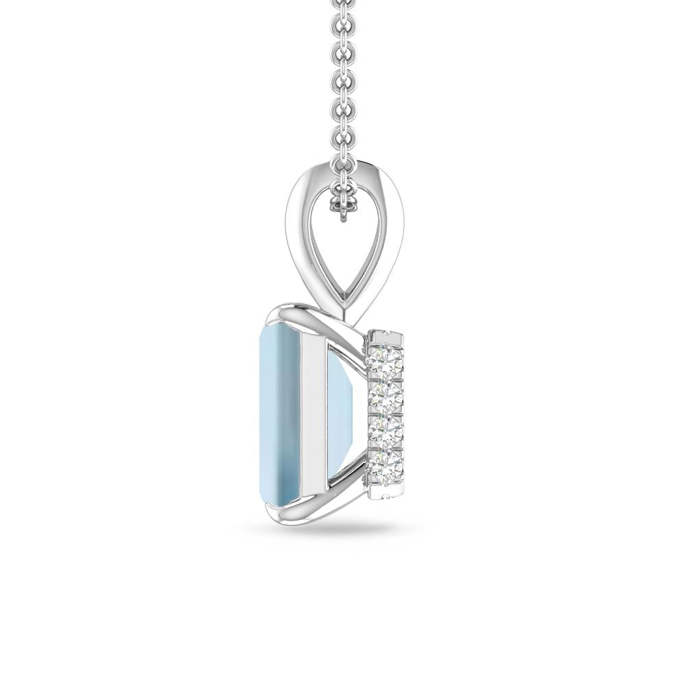 White Gold - Aquamarine