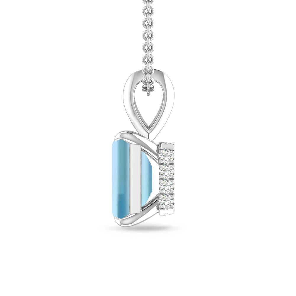 White Gold - Aquamarine