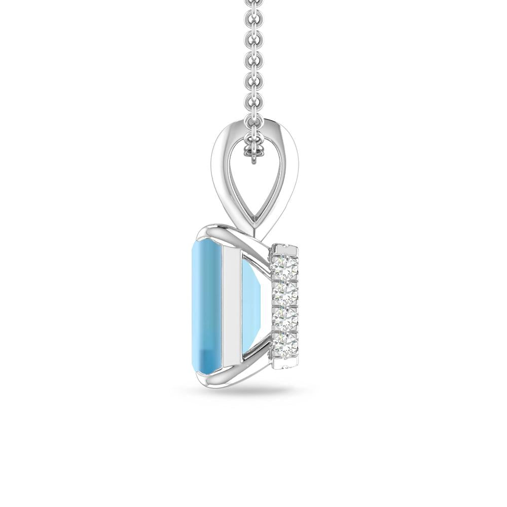 White Gold - Aquamarine