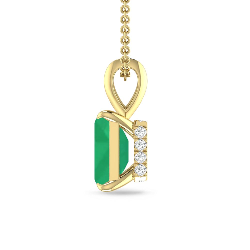 Yellow Gold - Emerald