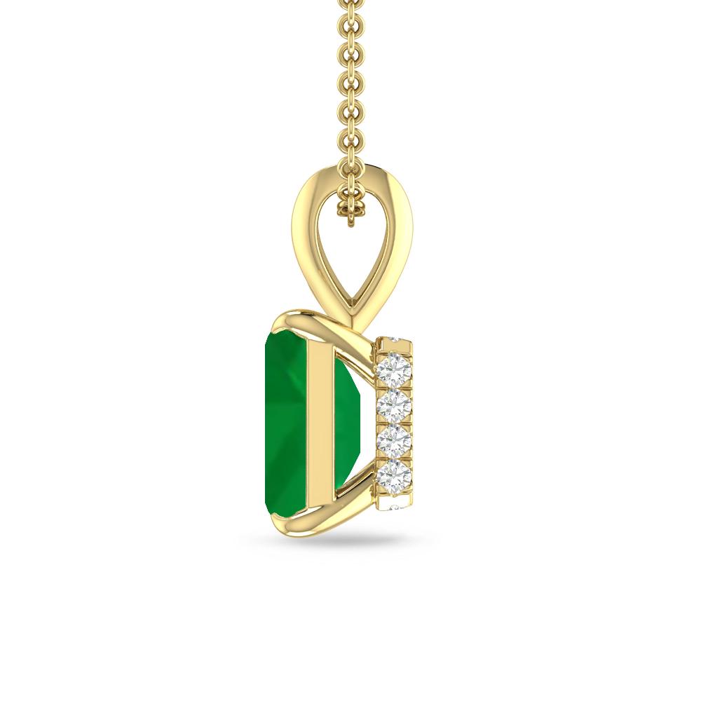 Yellow Gold - Emerald