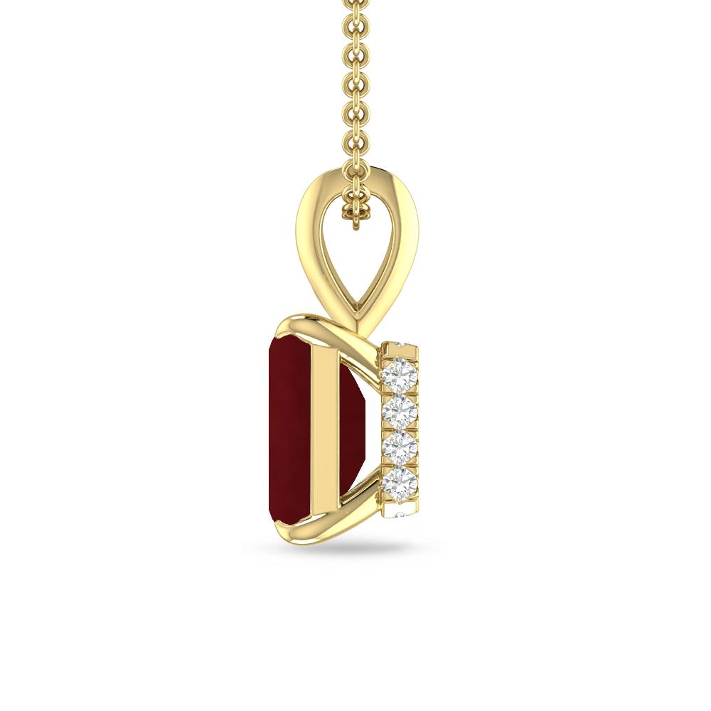 Yellow Gold - Garnet