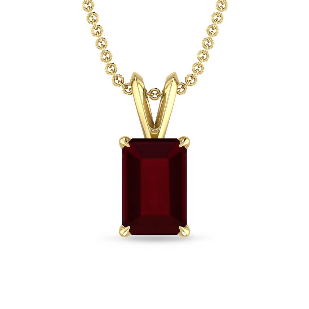 Yellow Gold - Garnet