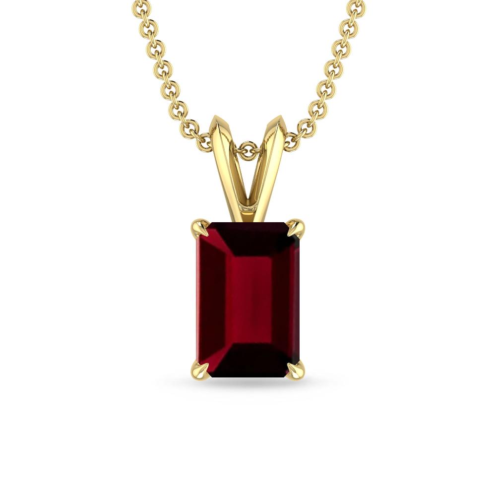 Yellow Gold - Garnet