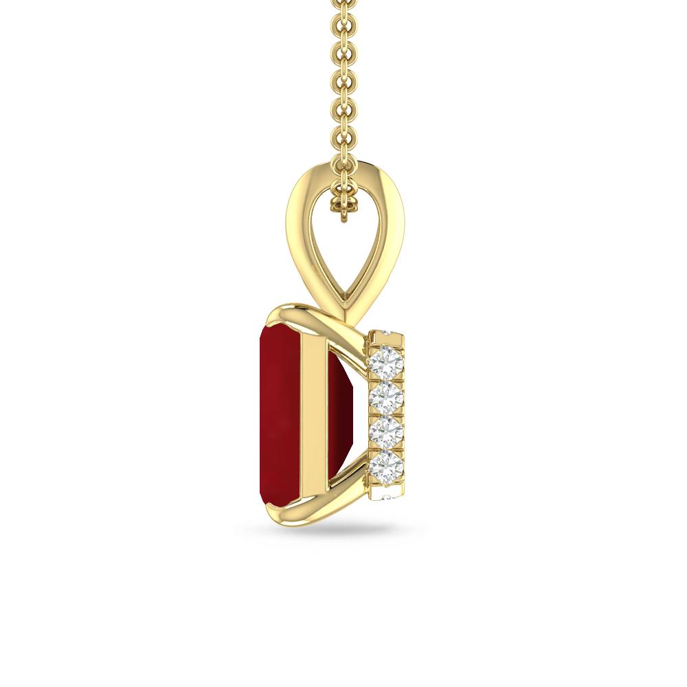 Yellow Gold - Garnet