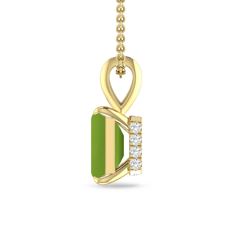 Yellow Gold - Peridot