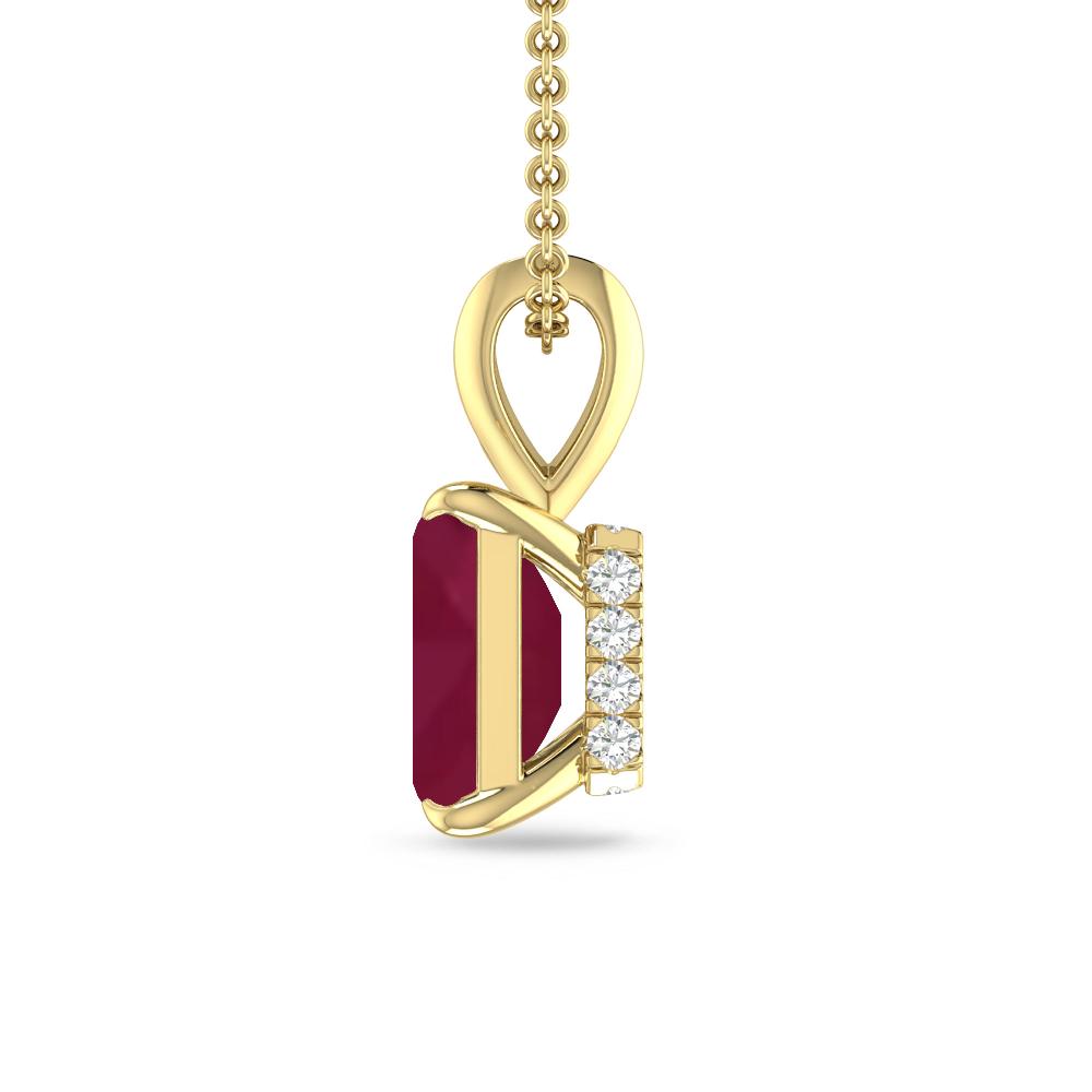 Yellow Gold - Ruby