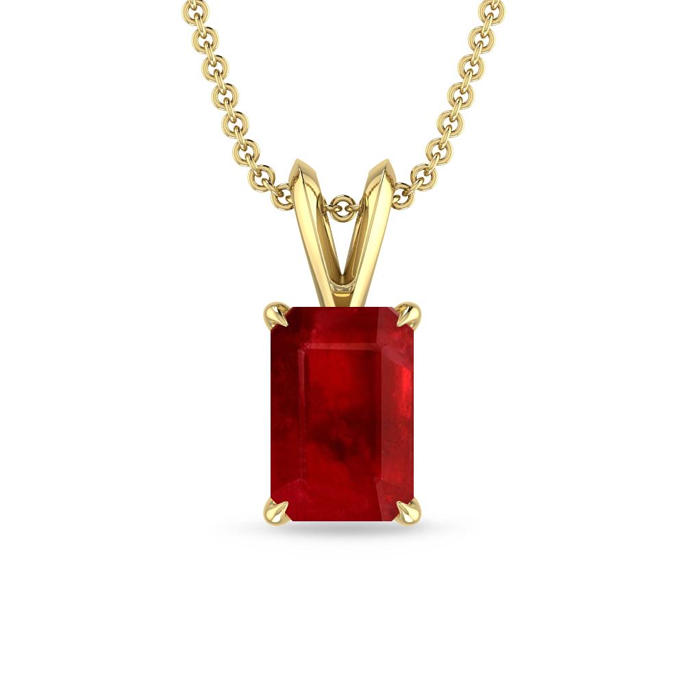 Yellow Gold - Ruby