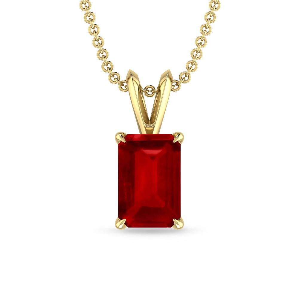 Yellow Gold - Ruby