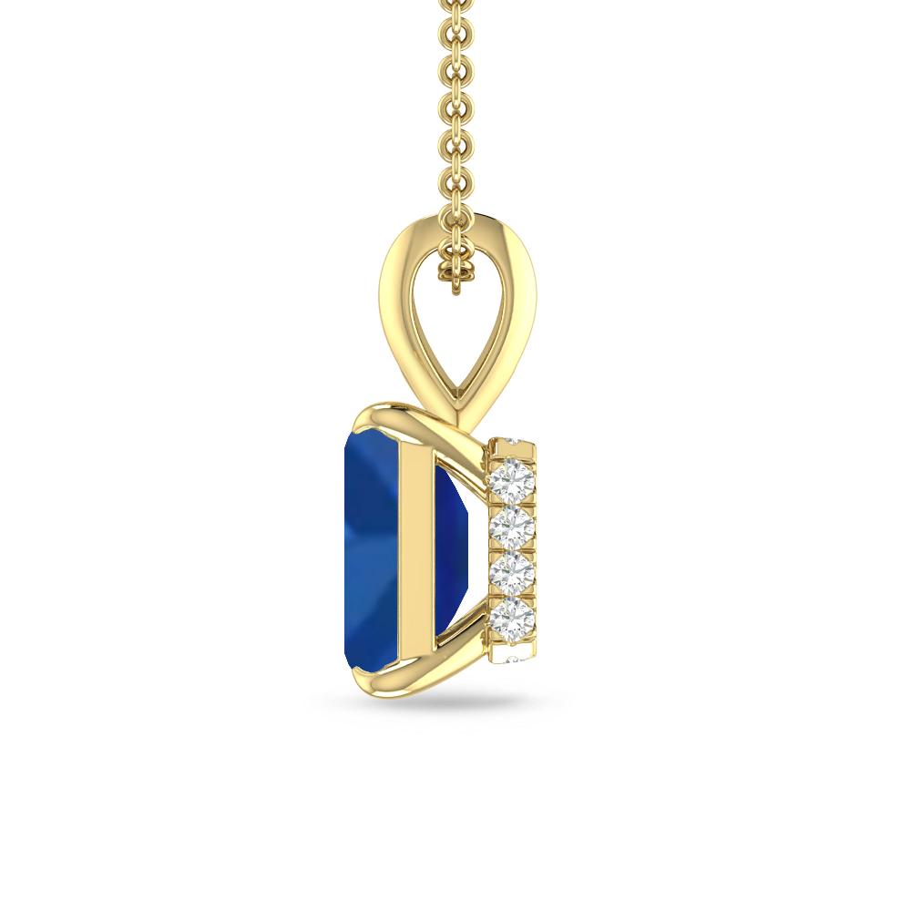 Yellow Gold - Sapphire