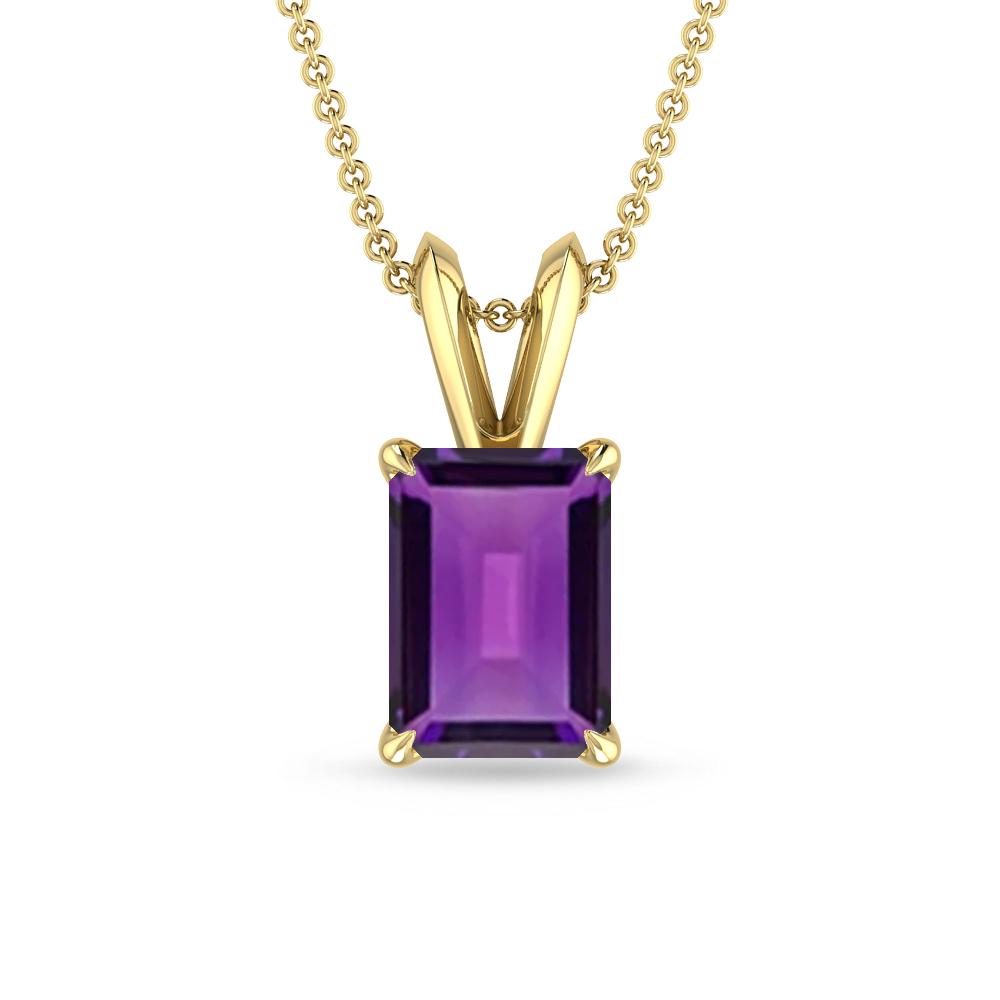 Yellow Gold - Amethyst