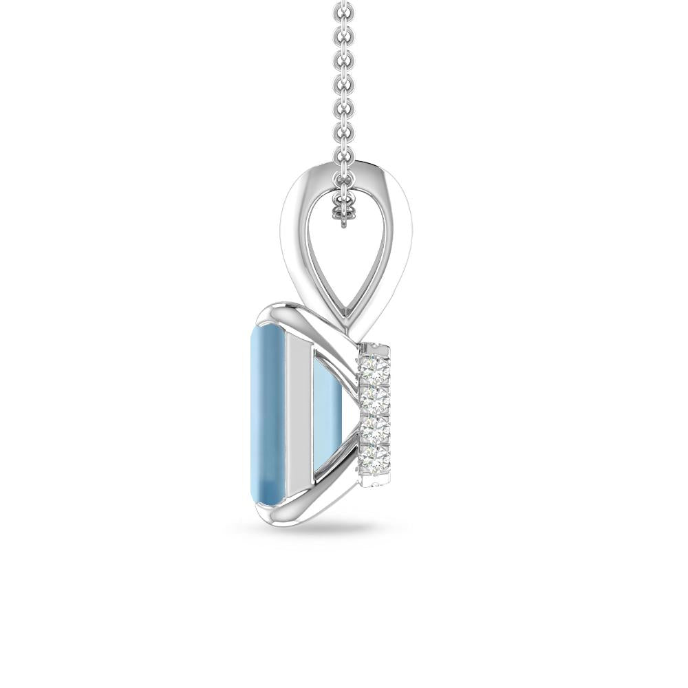 White Gold - Aquamarine