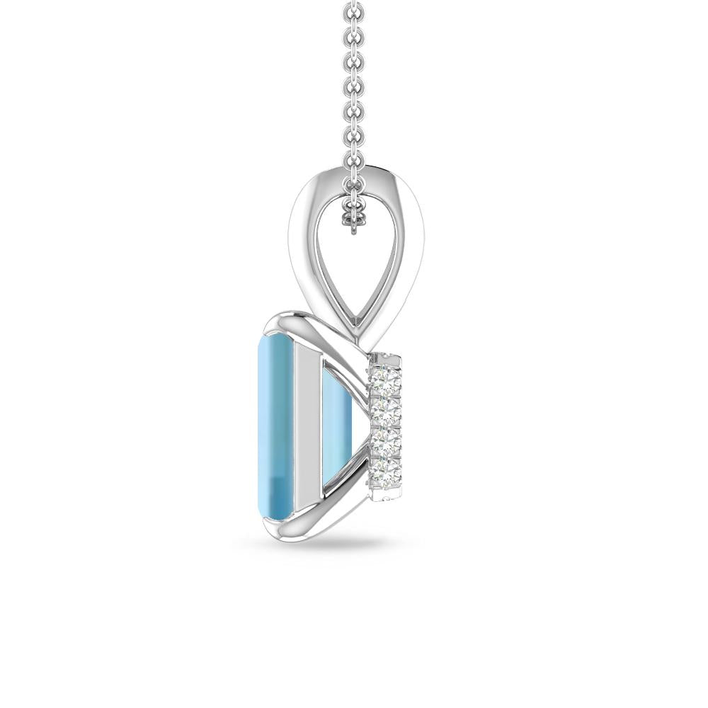 White Gold - Aquamarine