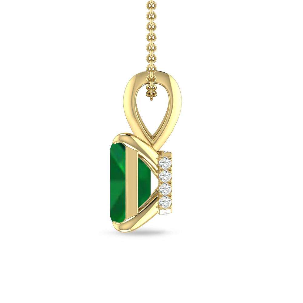 Yellow Gold - Emerald