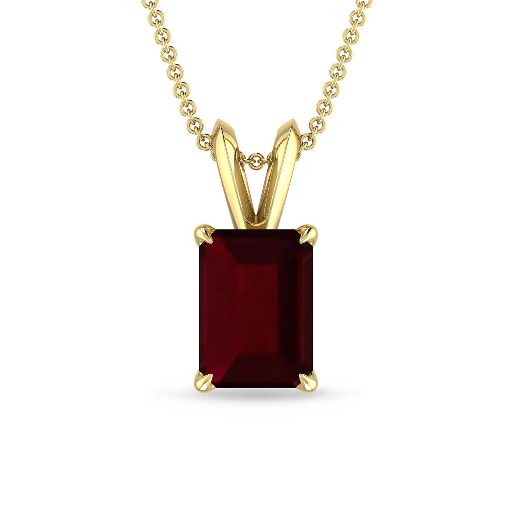 Yellow Gold - Garnet