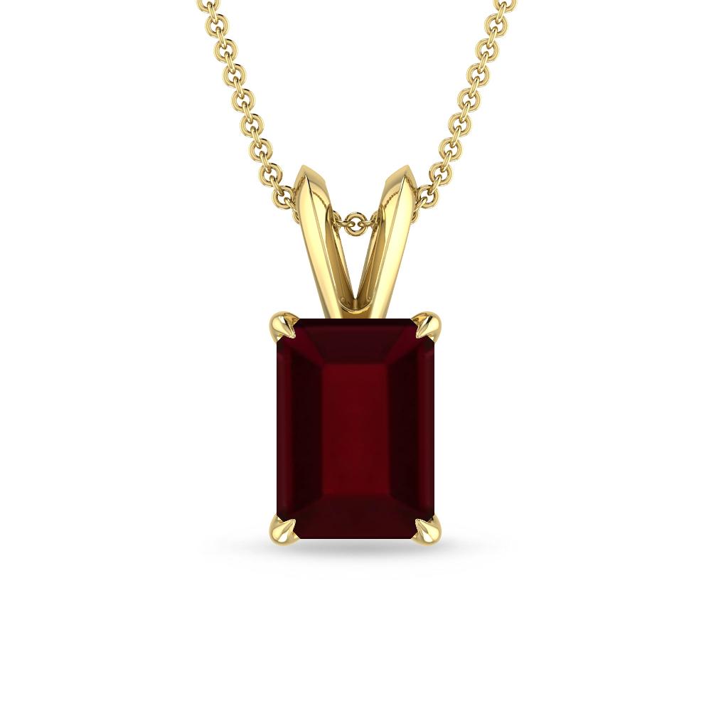 Yellow Gold - Garnet