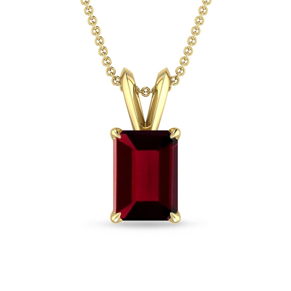 Yellow Gold - Garnet