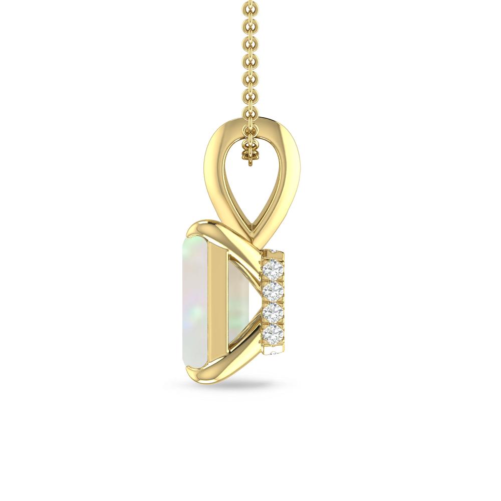 Yellow Gold - Opal