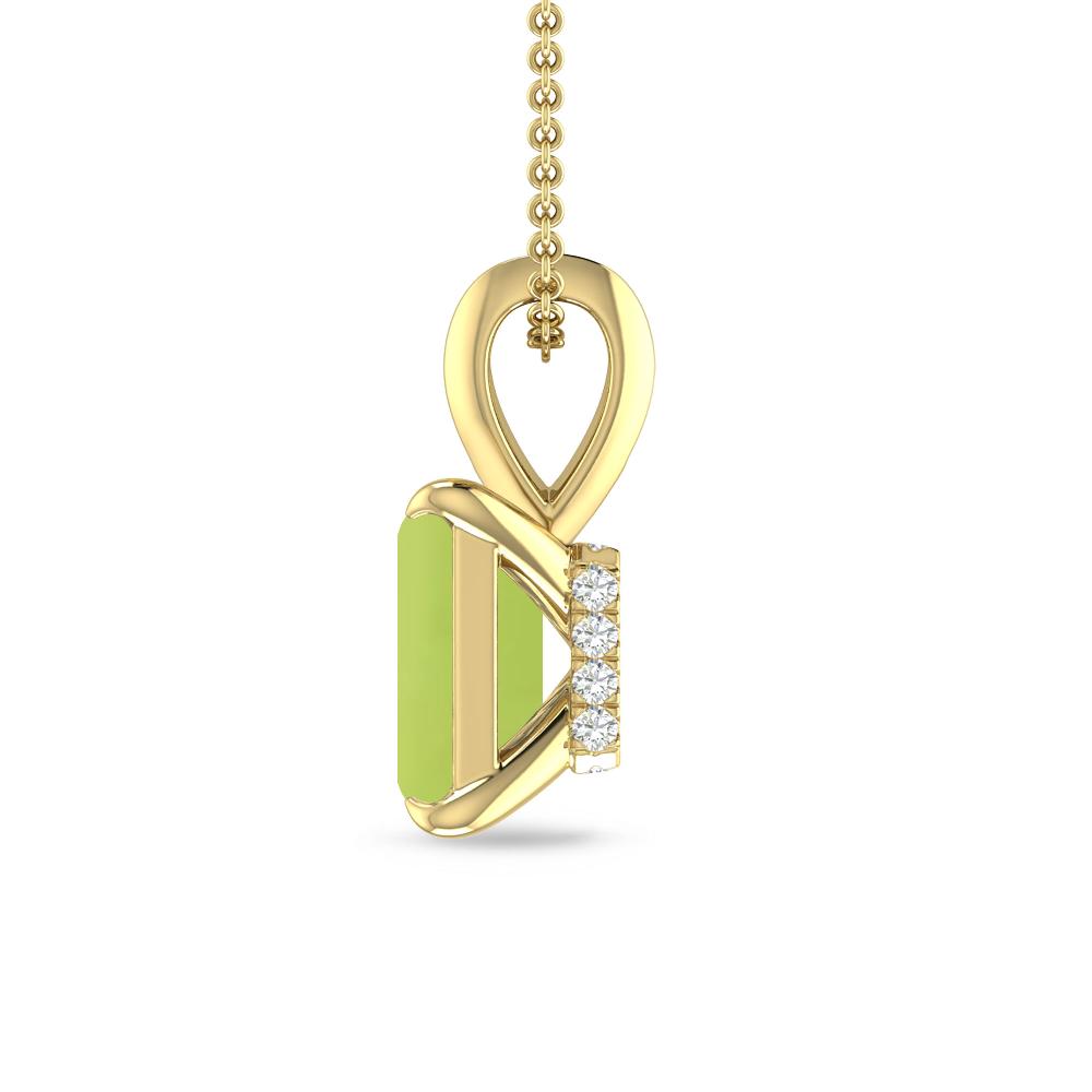 Yellow Gold - Peridot