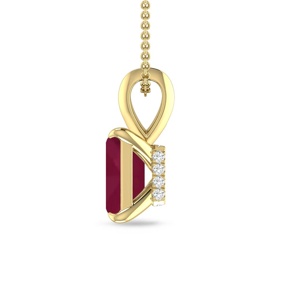 Yellow Gold - Ruby