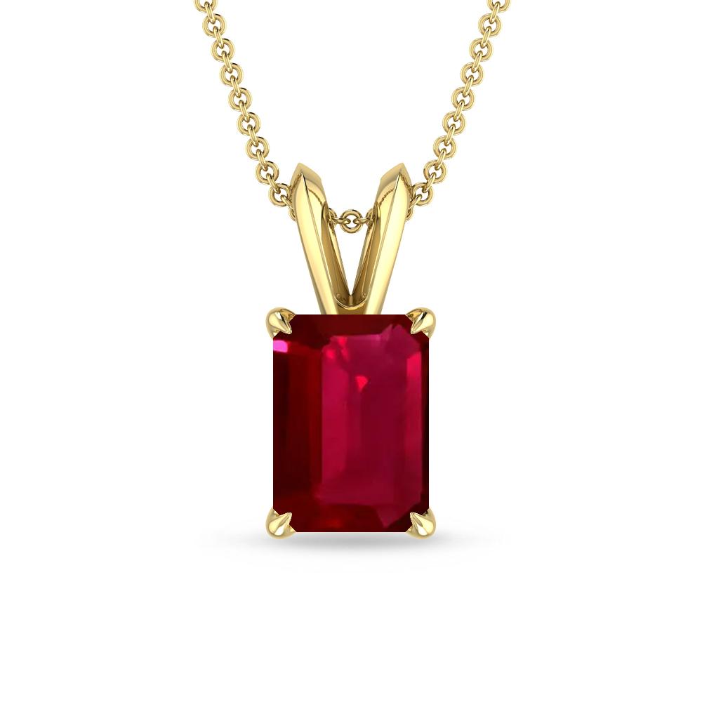 Yellow Gold - Ruby