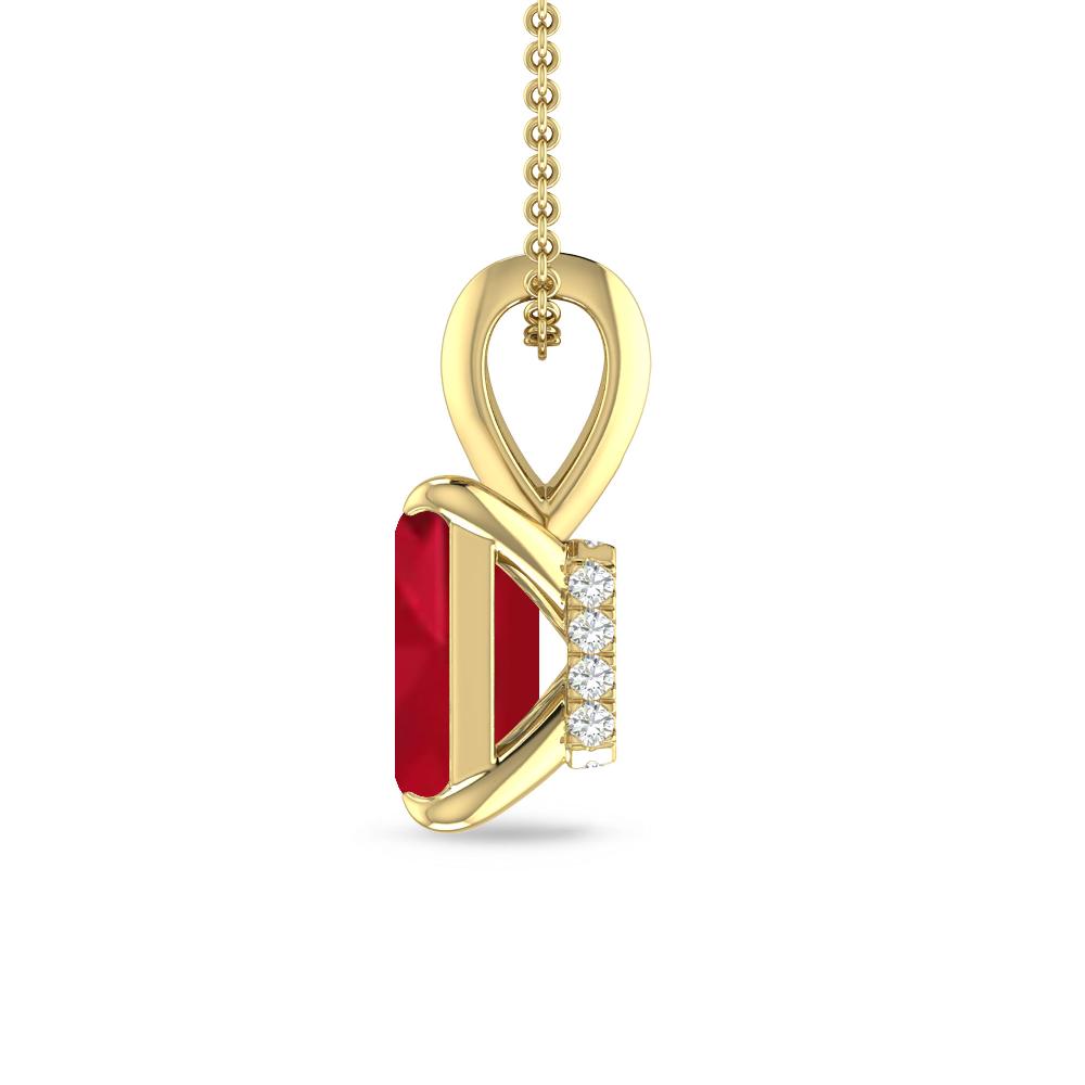 Yellow Gold - Ruby