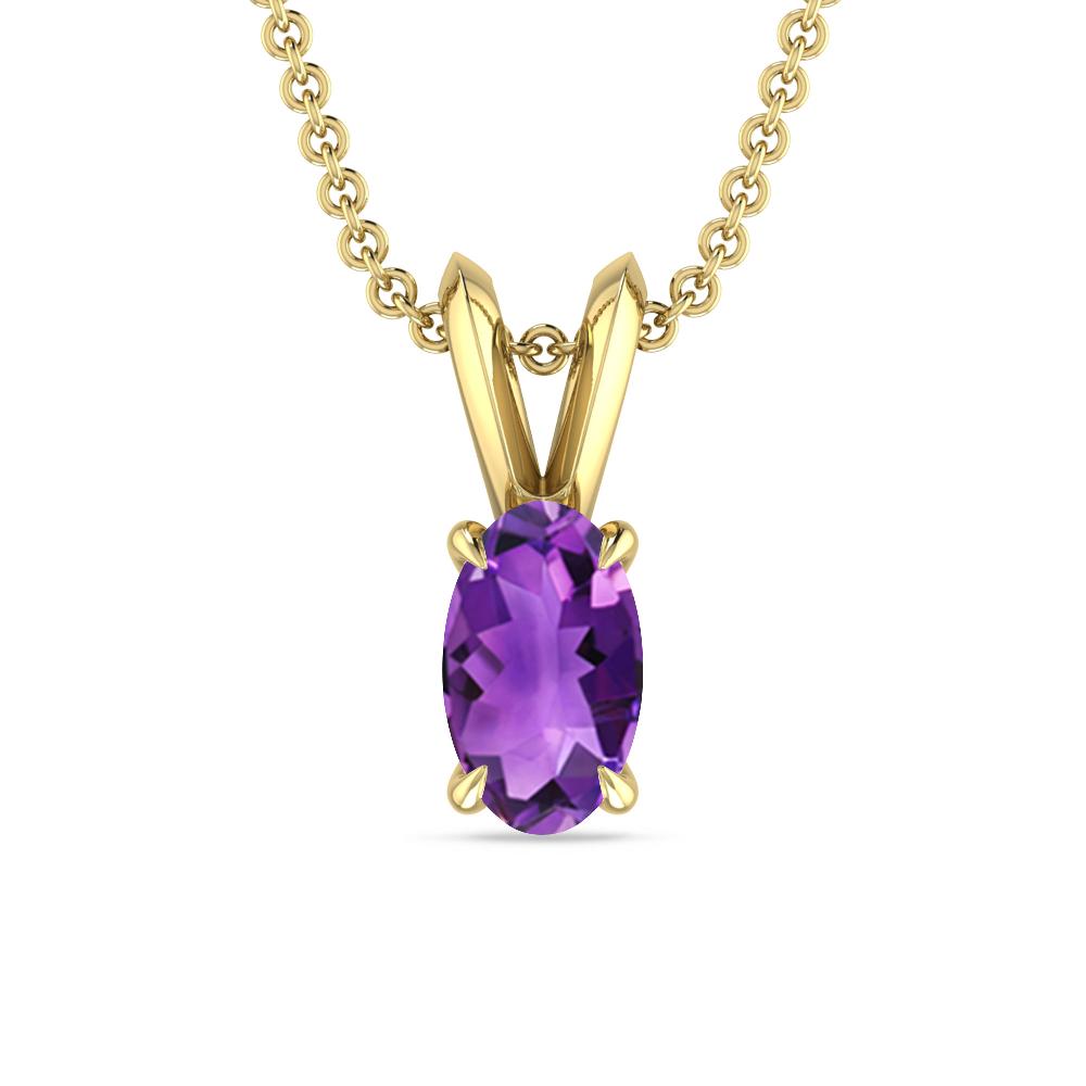 Yellow Gold - Amethyst